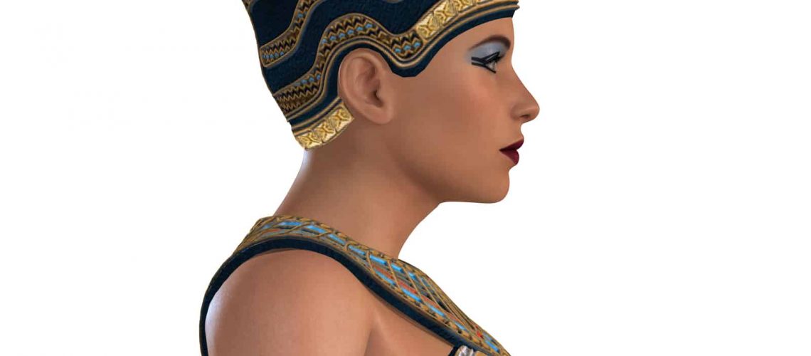 What Nefertiti, a queen of ancient Egypt, may have looked like in life. - history of head lice